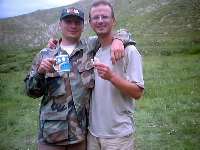 Василий и Ханес
Чегемское ущелье
20-21 июля 2003 года